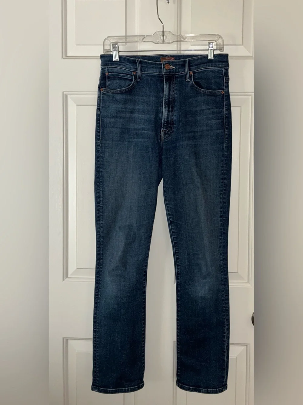 Mother Denim - The Swooner Rascal Ankle‎ Straight-Leg Jean in Hot Springs Sz 28